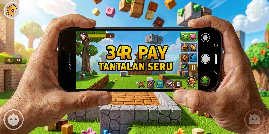 Tampilan gameplay seru dari 34R yang menantang teka-teki.