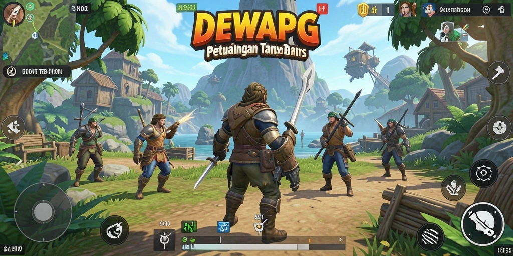 Gameplay DEWAPG yang menampilkan eksplorasi dunia terbuka yang menarik.