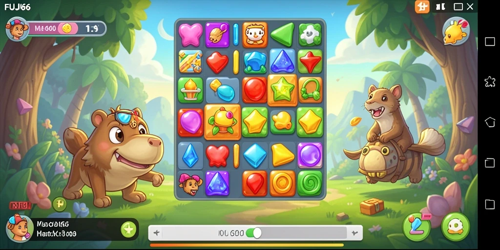 Tampilan gameplay seru dan menantang dalam FUJI66.