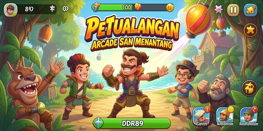 Tampilan gameplay menantang dari IDR89 yang penuh aksi.