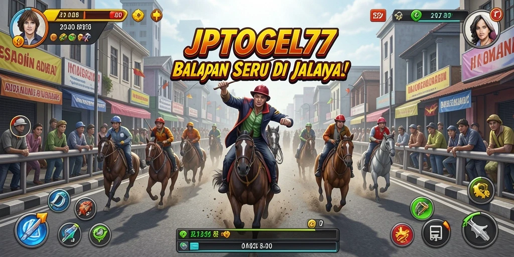 Gameplay seru balapan di JPTOGEL77 dengan lintasan yang menantang.