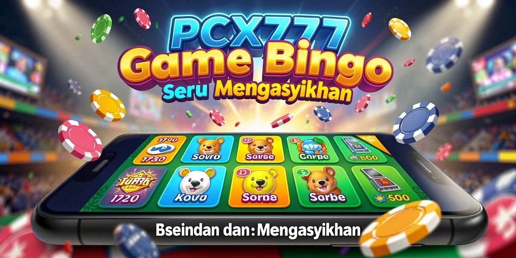 Tampilan gameplay seru dari PCX777 yang menggugah semangat bermain Bingo.