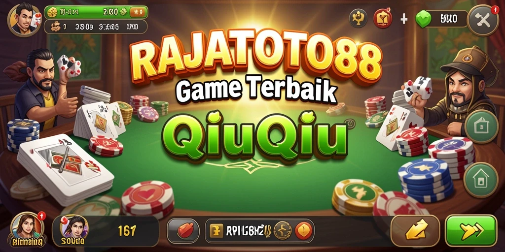 Screenshot gameplay QiuQiu yang menampilkan pengalaman seru