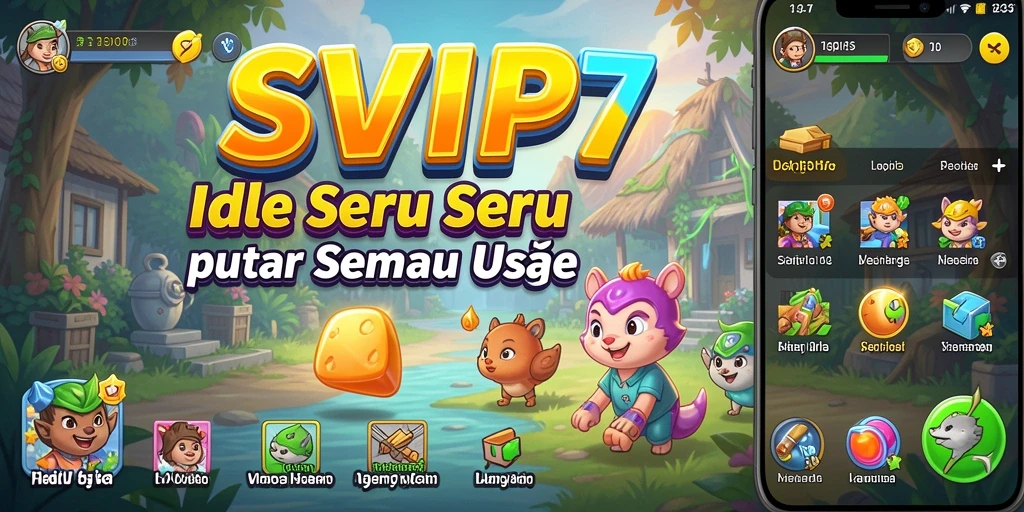 Tampilan gameplay SVIP7 yang asyik dan penuh warna.