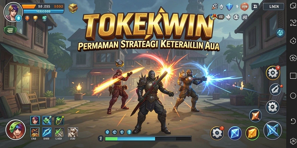 Tampilan gameplay TOKEKWIN yang intens dan mendebarkan.