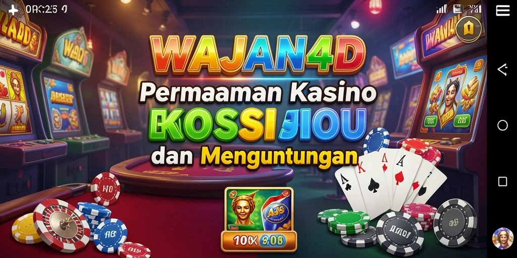Tampilan gameplay menarik dari WAJAN4D yang menyajikan pengalaman Kasino mendebarkan.